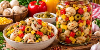 طرز تهیه ترشی قارچ