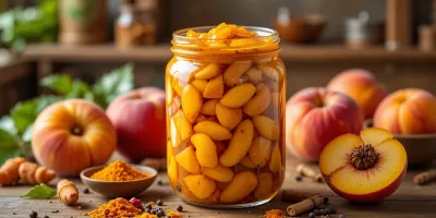 طرز تهیه ترشی هلو