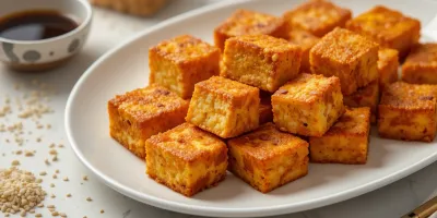 طرز تهیه توفو برشته