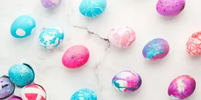 آموزش رنگ کردن تخم