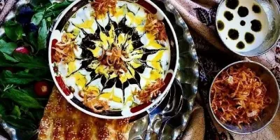 کالری آش رشته : یک