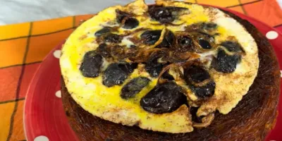 دمی رشته با تخم مرغ
