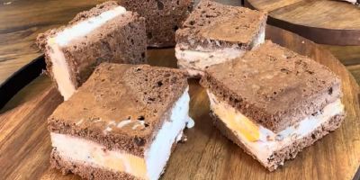 طرز تهیه کیک بستنی