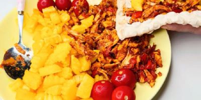 طرز تهیه مرغ و سیب