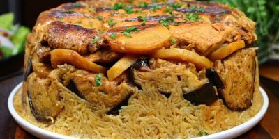 طرز تهیه مقلوبه