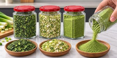 طرز خشک کردن پیازچه