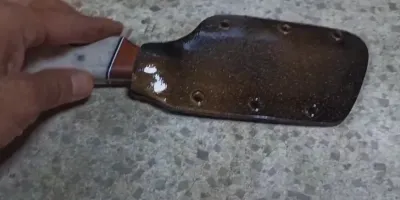 ساخت غلاف چاقو با