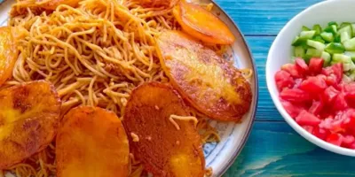 تهیه کته ماکارونی