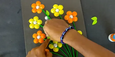 ساخت دکوری گل با