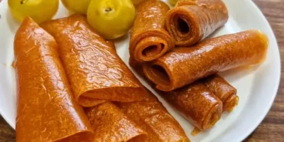 تهیه لواشک آلو زرد