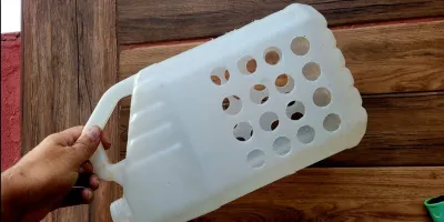 ساخت زنبیل با گالن
