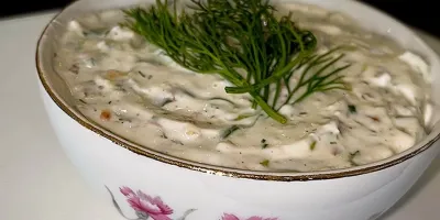 ماست و خیار متفاوت