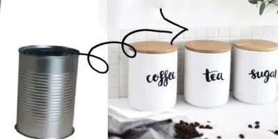 تبدیل قوطی شیر به