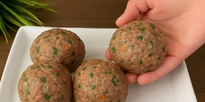 با کمی گوشت چرخ