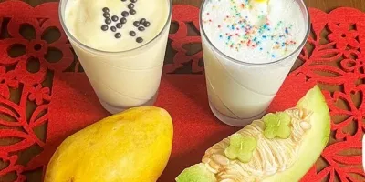 شیک انبه و طالبی /