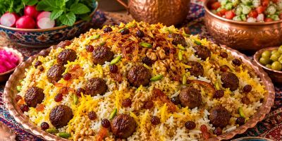 طرز تهیه قنبرپلو