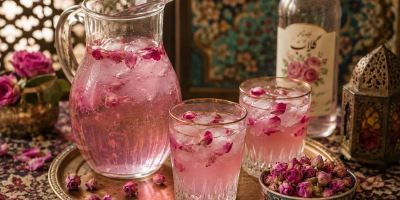 شربت گلاب خانگی؛