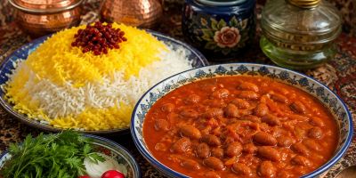 خوراک لوبیا چیتی با