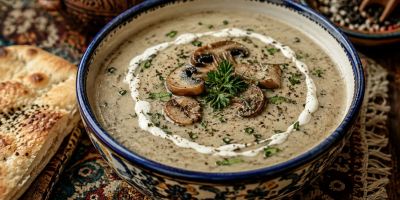 طرز تهیه سوپ قارچ