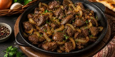 طرز تهیه جگر مرغ