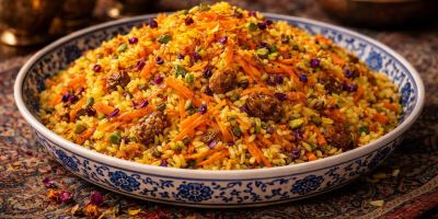 طرز تهیه پلو مخلوط