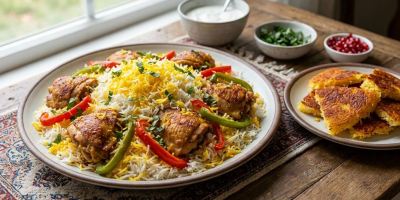 طرز تهیه فلفل پلو