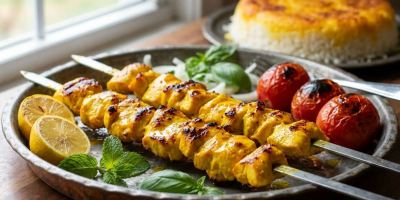 جوجه کباب نرم و
