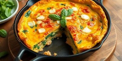 کوکوی مرغ و سبزی با