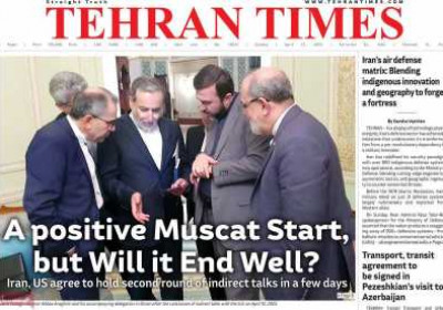 روزنامه Tehran Times - یکشنبه, ۲۴ فروردین ۱۴۰۴