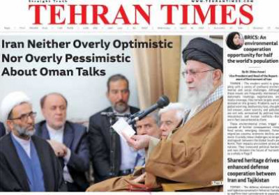 روزنامه Tehran Times - چهارشنبه, ۲۷ فروردین ۱۴۰۴