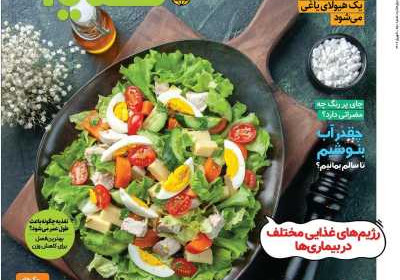 مجله دنیای تغذیه - چهارشنبه, ۲۹ شهریور ۱۴۰۲