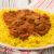 طرز تهیه خوراک گوشت بره با برنج زعفرانی؛ طعمی بینظیر برای مهمانی های خاص