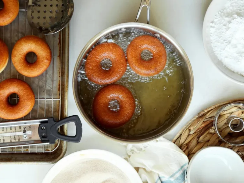 بهترین روش برای کاهش جذب روغن در دونات و پیراشکی