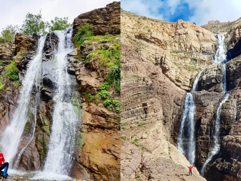 آبشار سوستون لواسان / مقصدی بی نظیر برای طبیعت گردان