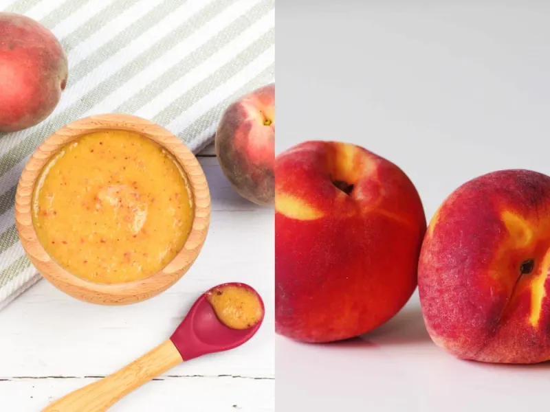 از چند ماهگی می توان به نوزاد هلو داد؟