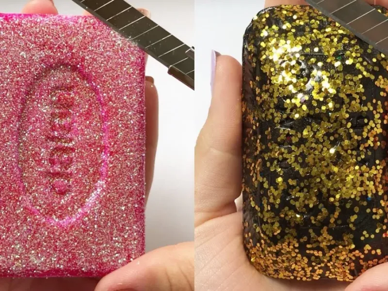 چالش ویدیویی خورد کردن انواع صابون با صدایی آرامش بخش