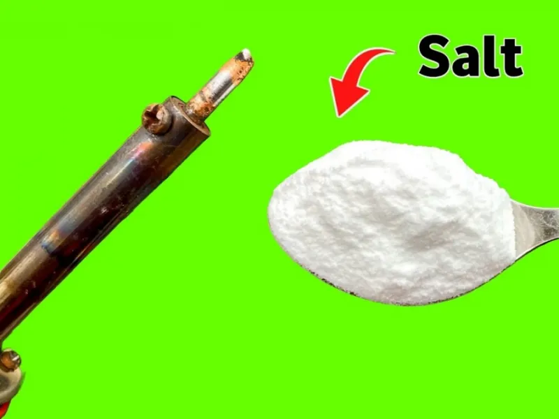 ترفند فوق العاده لحیم کاری با استفاده از نمک