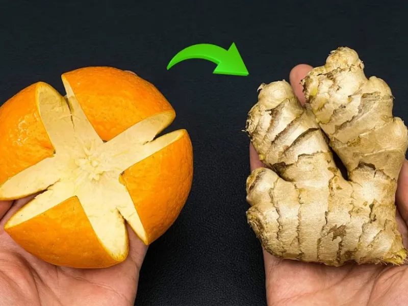 پرتقال را دور نریزید. با زنجبیل ترکیب کنید / ترفند برق انداختن، ضدعفونی کردن و خوشبو کردن خانه