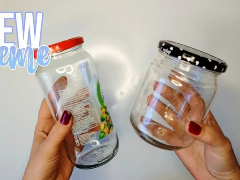 چرا شیشه‌های خالی مربا رو دور بریزید؟ ساخت بانکه های شکلات و ادویه با شیشه های مریا