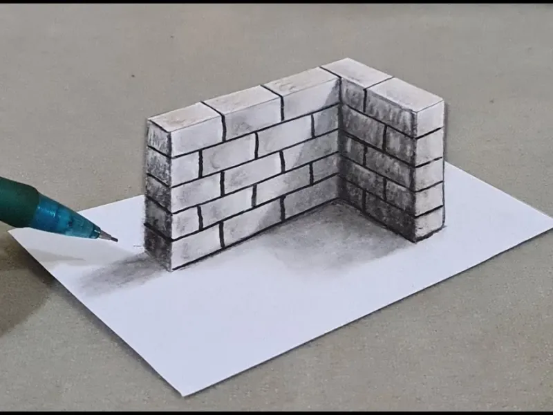 نقاشی‌هایی که از کاغذ بیرون می‌زنن!