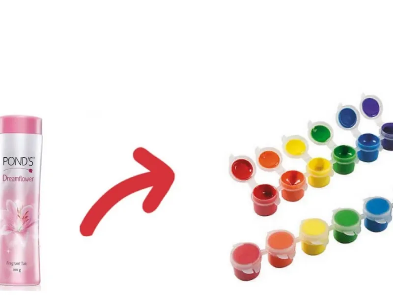 نحوه ساخت رنگ اکریلیک با وسایل ساده در خانه