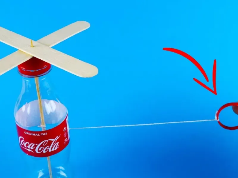 چگونه با بطری های پلاستیکی پنکه درست کنیم ؟