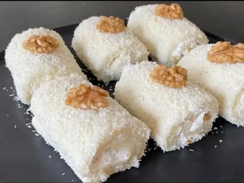 طرز تهیه دسر نارگیلی خاص بدون دردسر، بدون نیاز به فر و با کلی لذت!