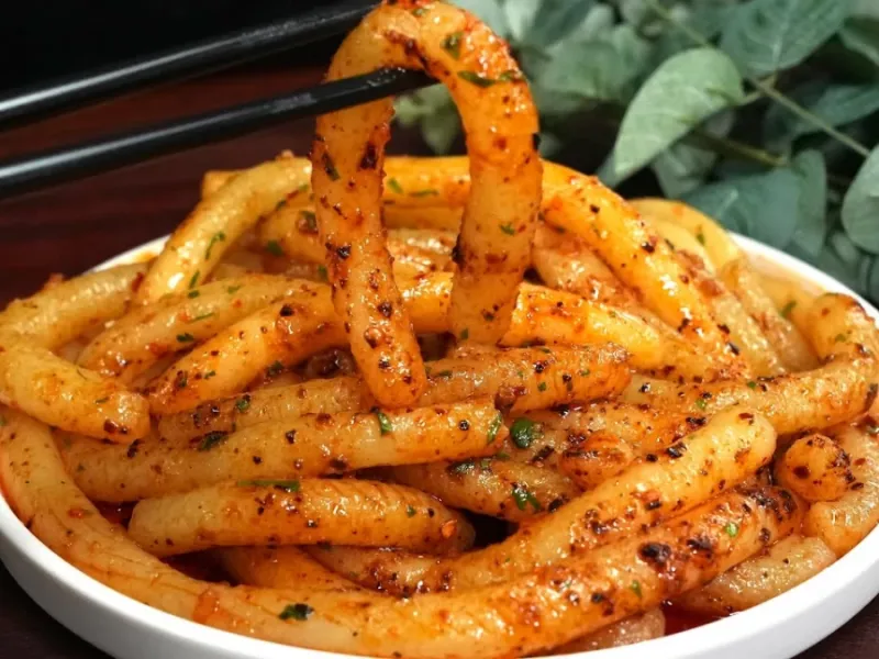 طرز تهیه نودل سیب زمینی خانگی با چاشنی های خوشمزه و بی نظیر