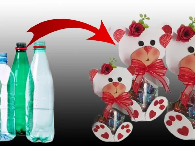 عروسک با بطری / نحوه ساخت عروسک های فانتزی با بطری پلاستیکی