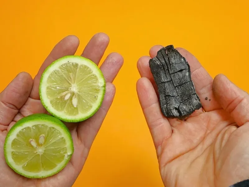 ایده زغال و لیمو / ترکیب معجزه گر زغال و لیمو در خانه داری