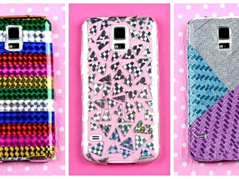 زیباسازی قاب زرد شده گوشی های قدیمی در خانه