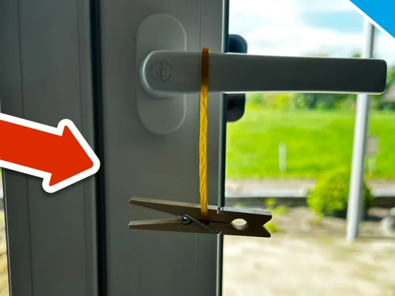 ایده خلاقانه گیره لباس و درب تراس / ترفندهایی که زندگی شما را تغییر میدهد