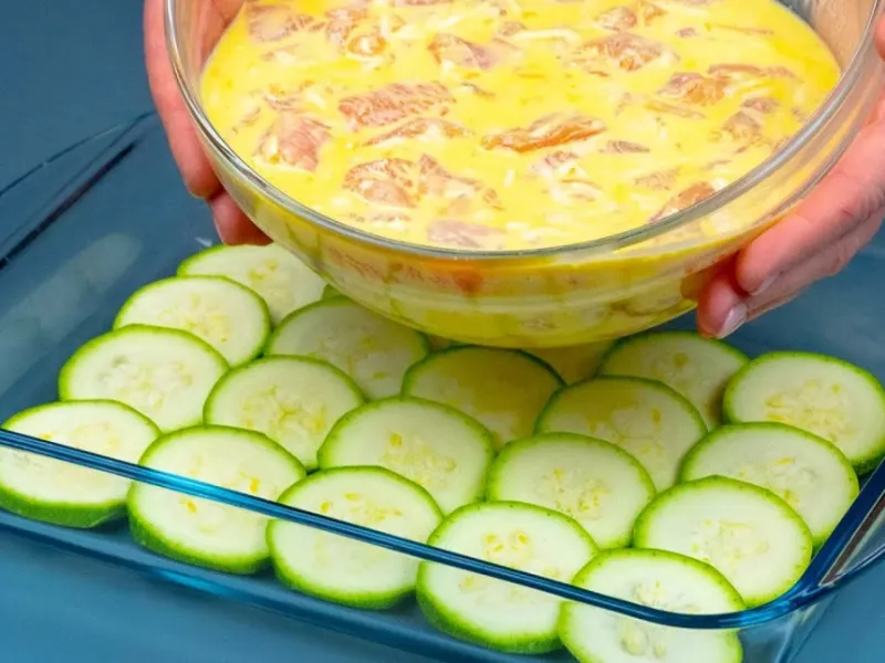 دستور پخت کوکوی کدو سبز و مرغ (غذایی ویژه از منوی ایتالیایی)