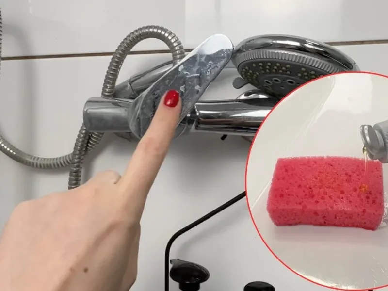 نحوه از بین بردن لکه های زرد و آهکی اطراف شیرآلات حمام و توالت